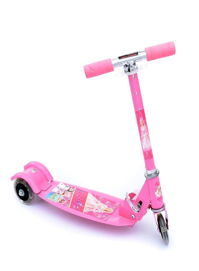 IRIS Foldable 3 Wheel Scooter Tricycle for Indoor & Outdoor Fun for Kids (Pink) - Image 1